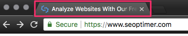 title tag on browser tab example