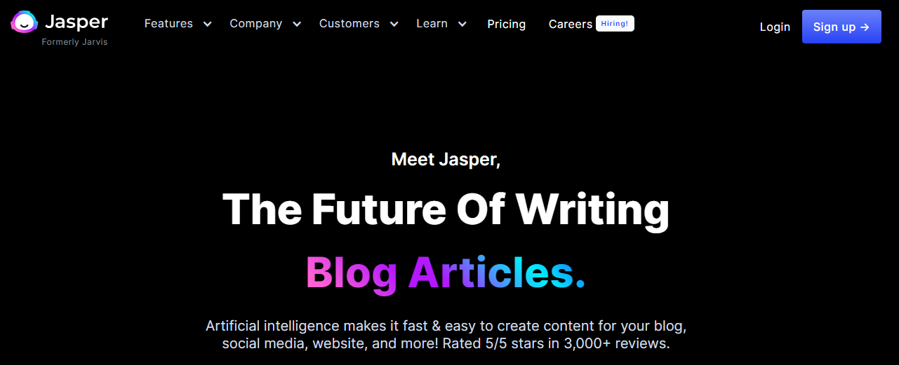 jasper homepage
